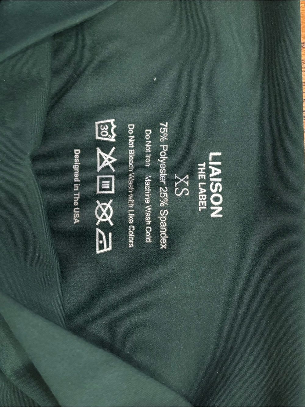 LIAISON THE LABEL XS Bridge Pant Forest Green